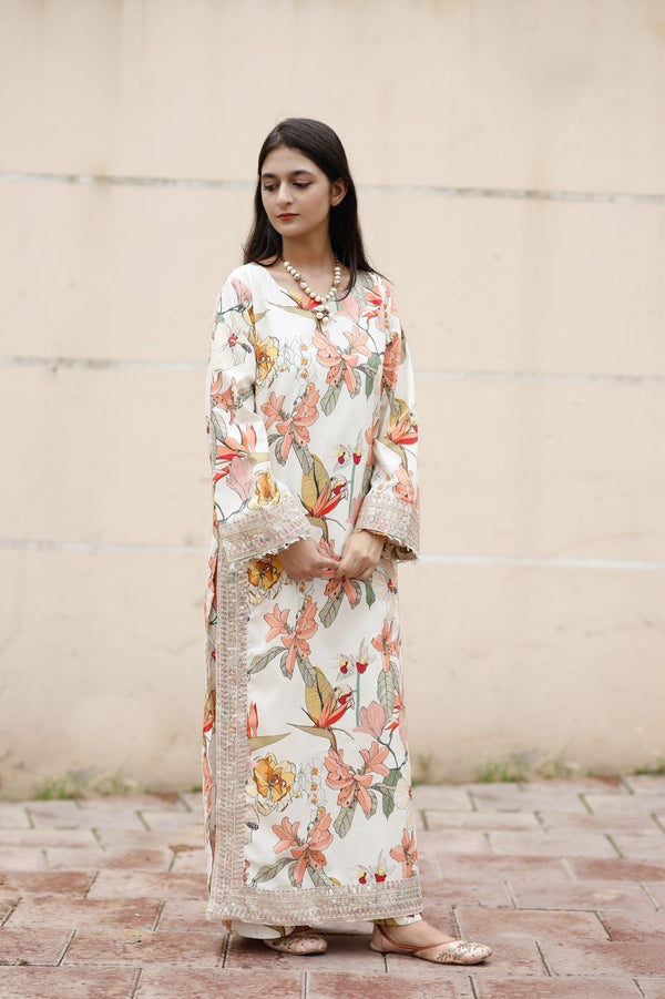 Allure Flora | 2 Piece Stitched Suit