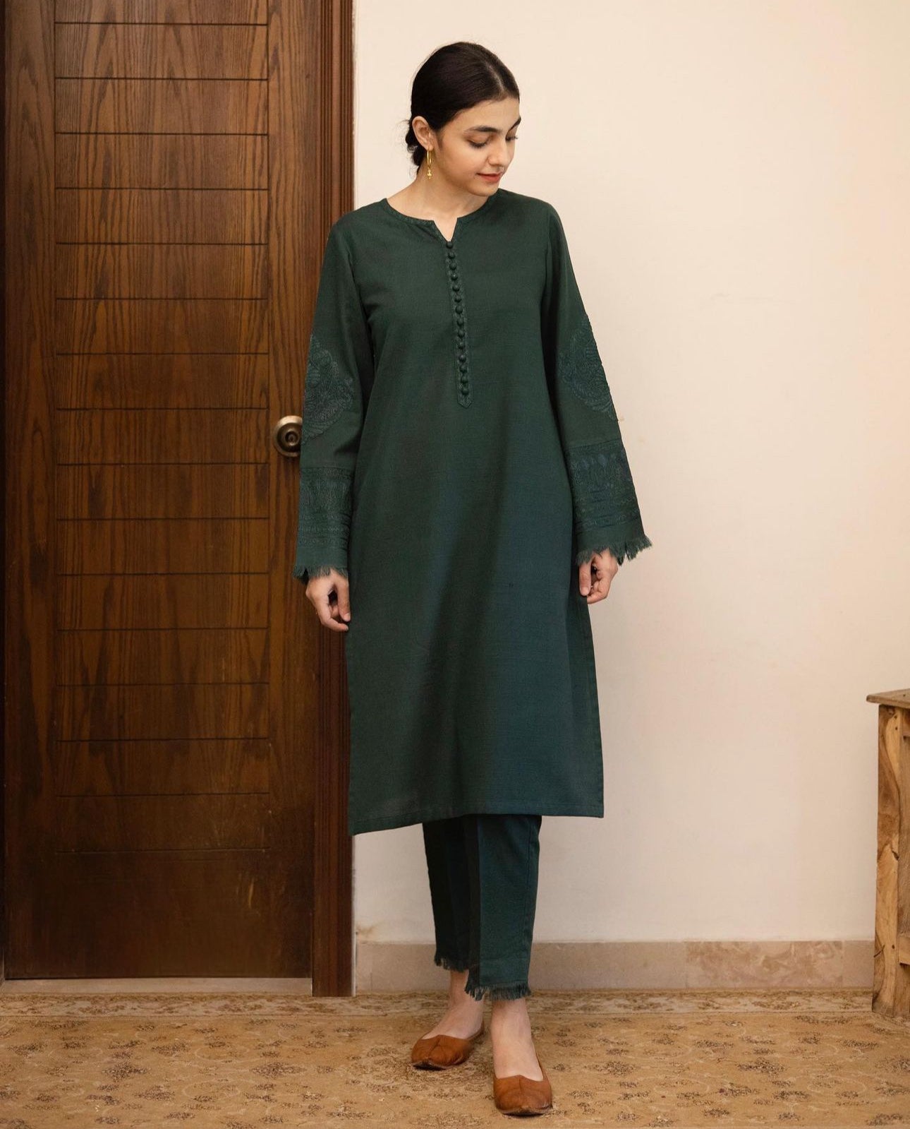 EMPIRE GREEN | 2-Piece Stitched Suit