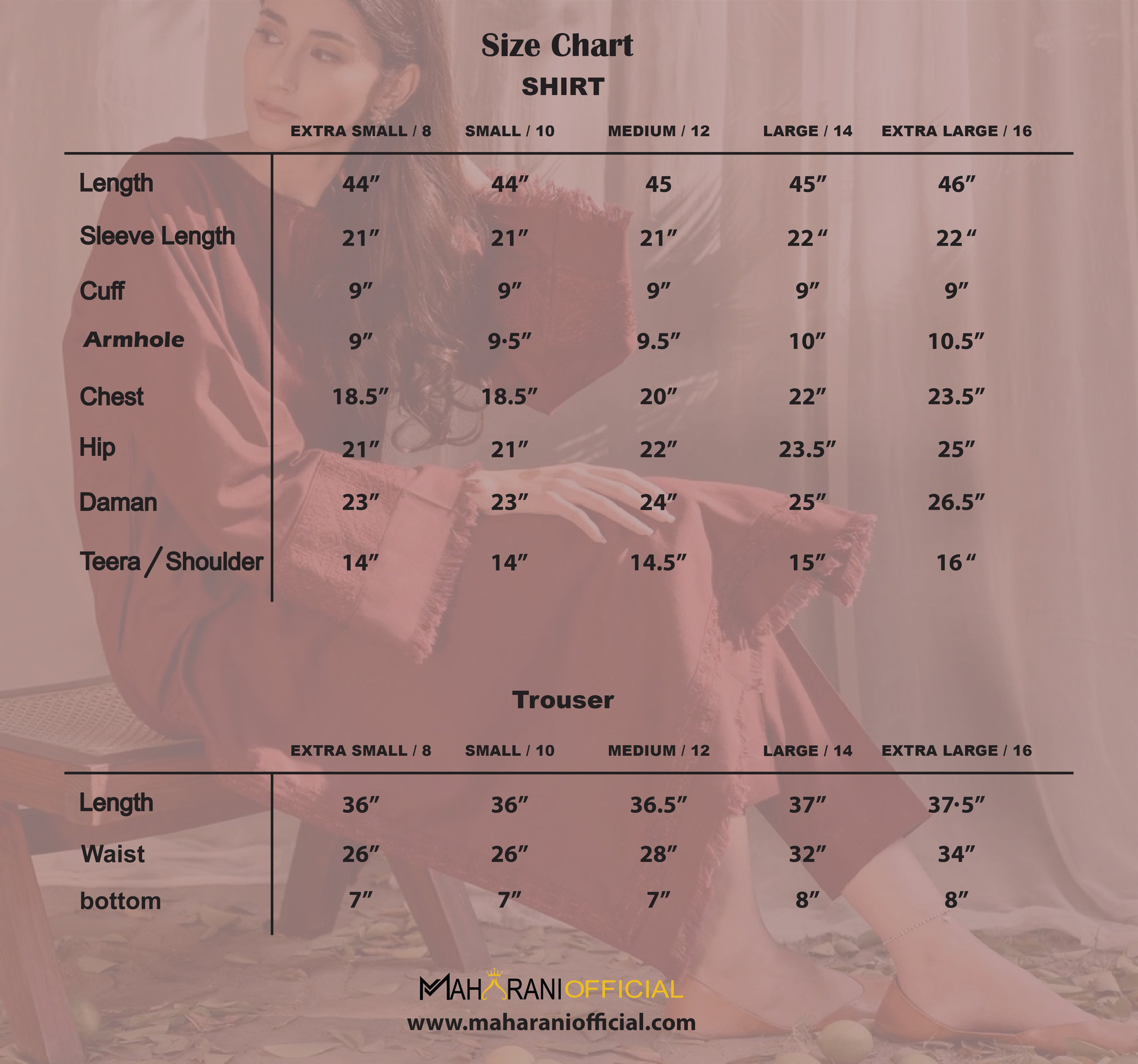 Deep Maroon – 2-Piece Khaddar Suit