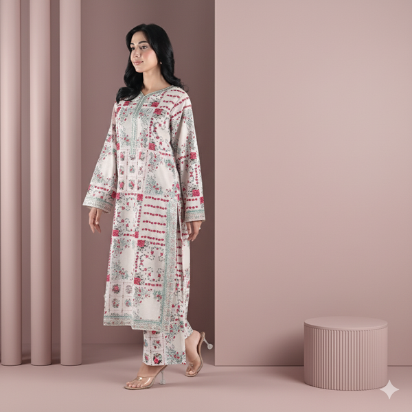 Floral Mist | 2 Piece Khaddar