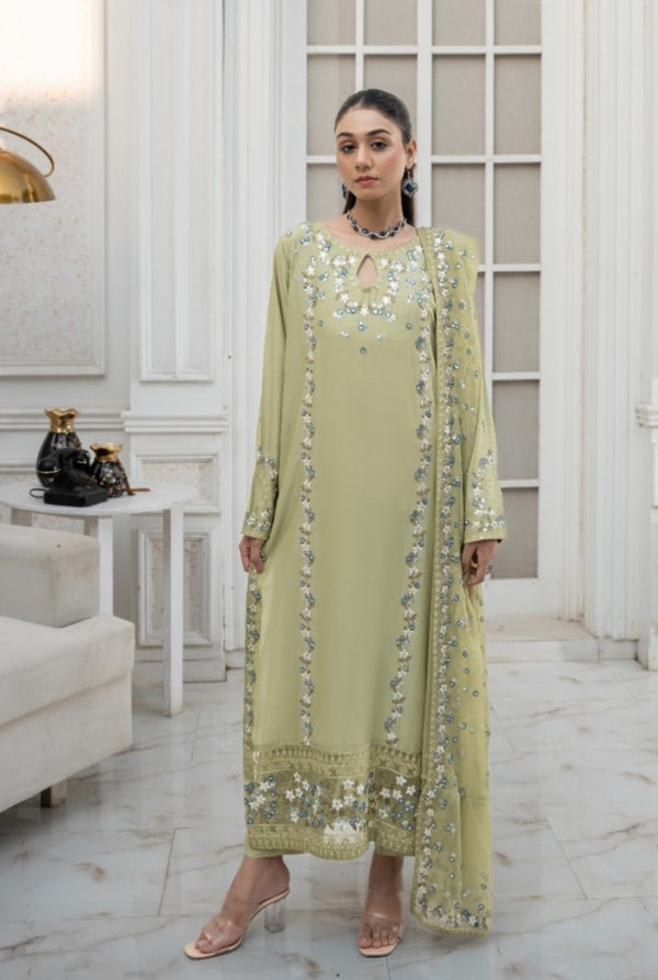 Sabz Bahaar 3 piece Embroidered Luxury Pret For Women