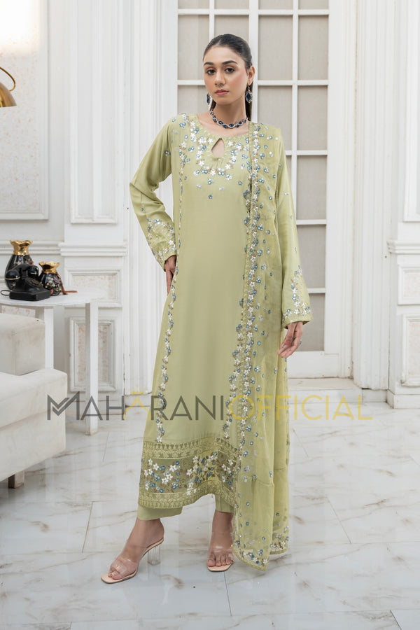 Sabz Bahaar 3 piece Embroidered Luxury Pret For Women