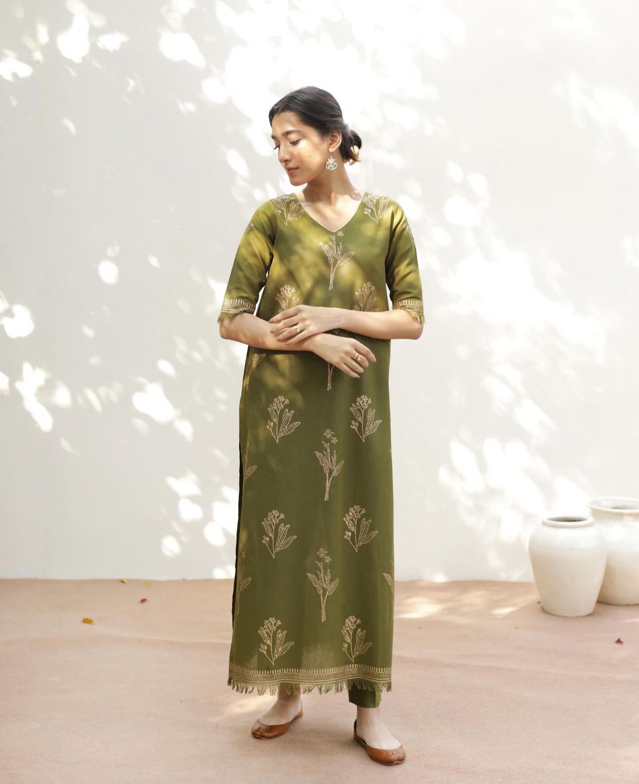 Mint Aura – 2-Piece Dhanak Suit