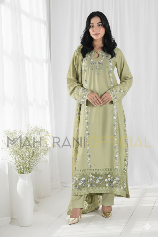 Sabz Bahaar 3 piece Embroidered Luxury Pret For Women